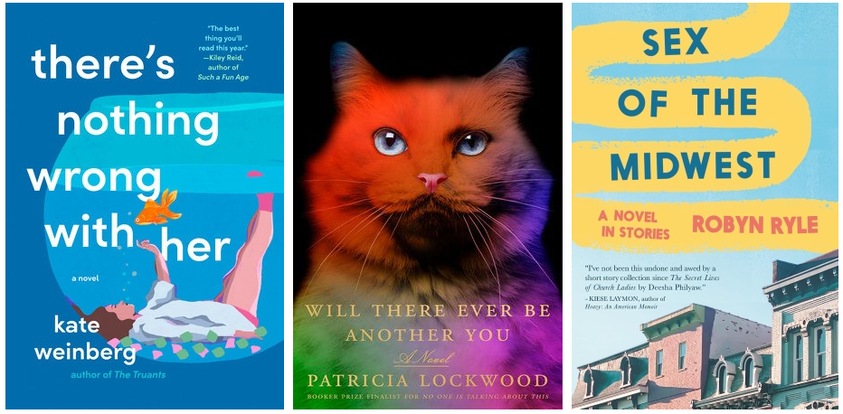 Left to right: Covers of There's Nothing Wrong with Her, Will There Ever Be Another You, and Sex of the Midwest